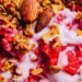 MAPLE VANILLA GRANOLA with RASPBERRY YOGURT