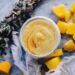 MANGO BANANA SMOOTHIE with GINGER KOMBUCHA
