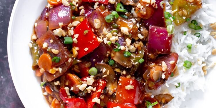 Veggies in Hot Garlic Sauce