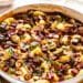 Baked gnocchi with sprouts and leeks
