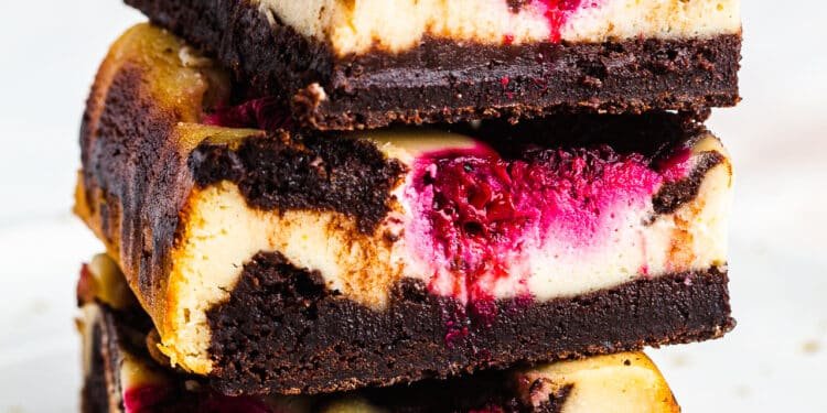 Vegan cheesecake brownies – Lazy Cat Kitchen