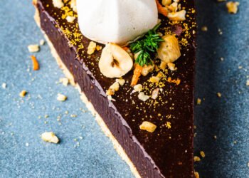 Vegan chocolate hazelnut tart – Lazy Cat Kitchen