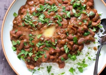 Dhaba Style Rajma Instant Pot Kidney Bean Curry