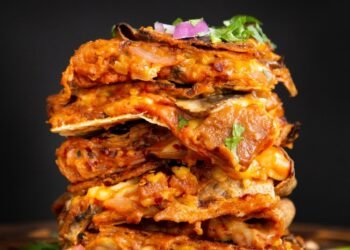 Sheet Pan Pizza Quesadilla Vegan