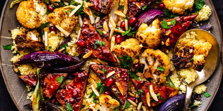 Harissa tofu salad – Lazy Cat Kitchen