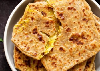 Multigrain Aloo Paratha (Potato-Stuffed Indian Flatbread)