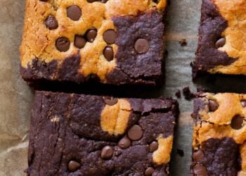 Vegan Brookie (Gluten-free Pan Cookie)