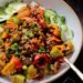 Gochujang Lentils with Pasta or Rice