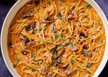 Harissa Pasta 1 Skillet – Vegan Richa