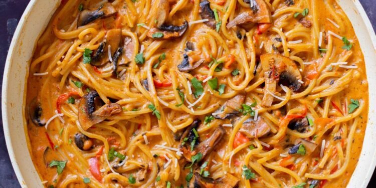 Harissa Pasta 1 Skillet – Vegan Richa