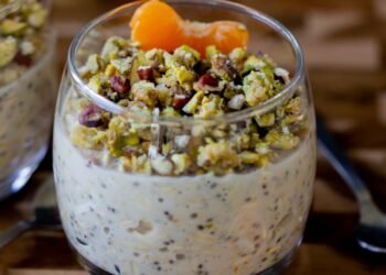 Baklava Overnight Oats (gluten-free, soy-free)