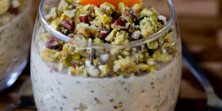 Baklava Overnight Oats (gluten-free, soy-free)