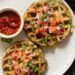 Spinach Waffles (Vegan Palak Paneer Waffles)