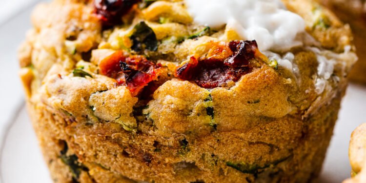 Savoury vegan muffins – Lazy Cat Kitchen