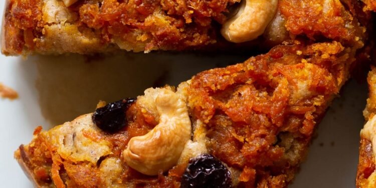 Carrot Halwa Cake (Indian Carrot Cake)