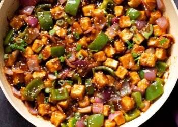 Vegan Honey Chilli Tofu (One-Pan!)