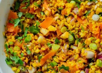 Moong Dal Chaat (Sweet-and-Savory Lentil Salad)