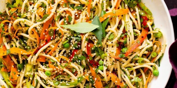 Mustard Seed Chili Oil Tadka Noodles