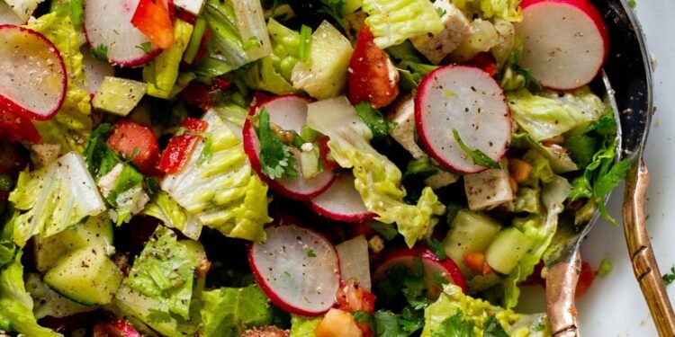 Chaat Masala Salad Chopped Salad with Indian Lime vinaigrette