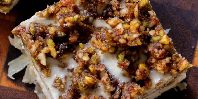 Baklava Cheesecake (dairy-free, soy-free, gluten-free option)