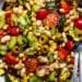 White bean salad with summer vegetables