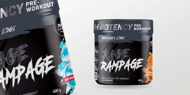 Biogen updates RAGE Rampage pre-workout range with two new flavours