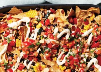 Healthy Breakfast Nachos with Vegan Sour Cream Recipe