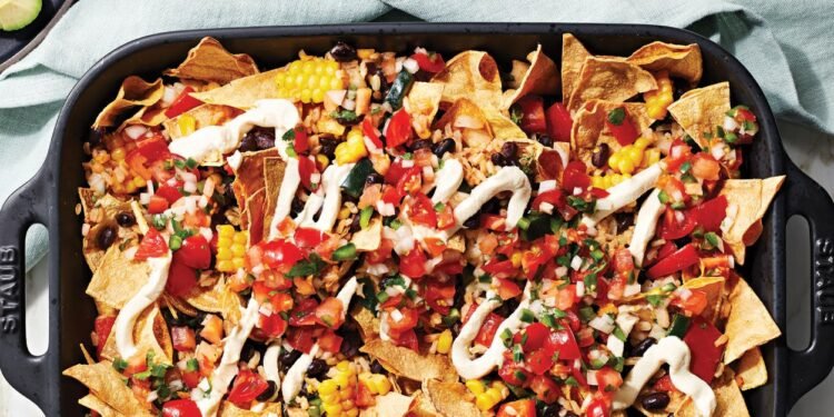 Healthy Breakfast Nachos with Vegan Sour Cream Recipe