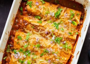 Easy Butter Chicken Enchiladas (under 1 hour!)
