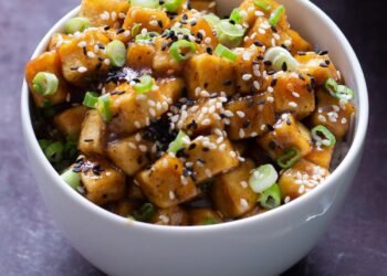 Lemon Pepper Tofu Stir Fry