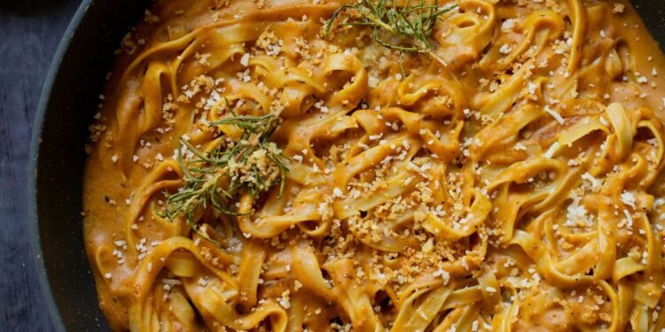 Pumpkin Alfredo (dairy-free, soy-free, nut-free)