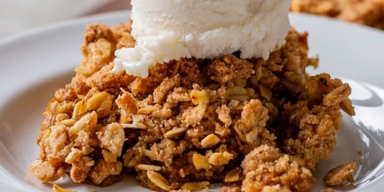 Easy Pumpkin Crisp (soy-free, nut-free, dairy-free)