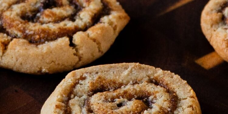 Pumpkin Spice Roll Cookies (gluten-free, grain-free, soy-free)