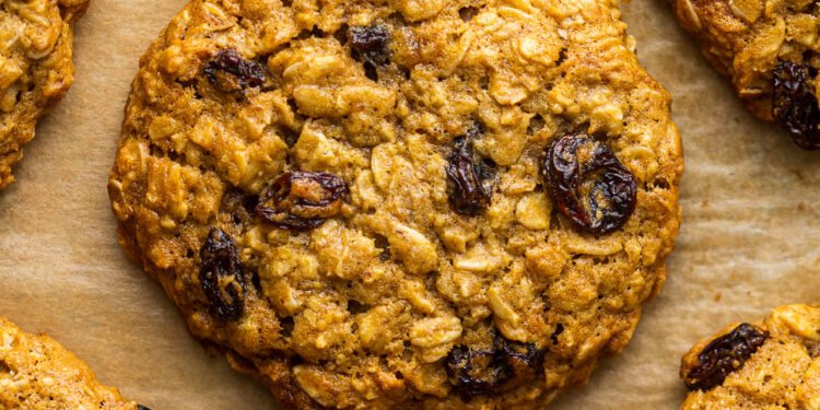 Vegan oat raisin cookies – Lazy Cat Kitchen