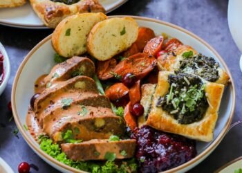 Spiced Chickpea Meatloaf with Butter Gravy