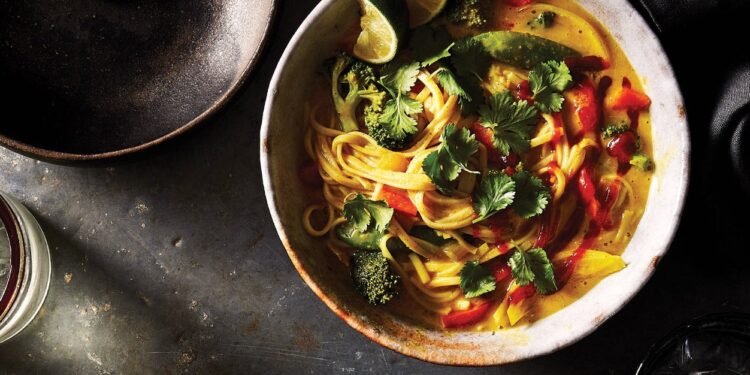 Khow Suey (Burmese Curry Noodle Soup) Recipe