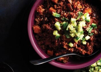 Middle Eastern Red Rice Pilaf Recipe