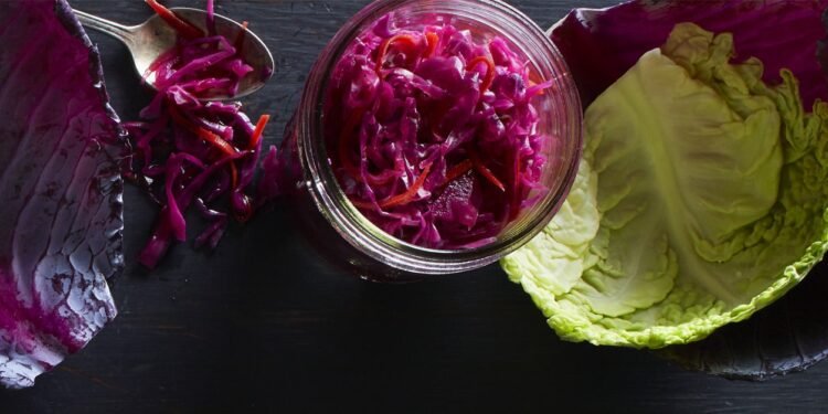 Spicy Red Cabbage Sauerkraut Recipe