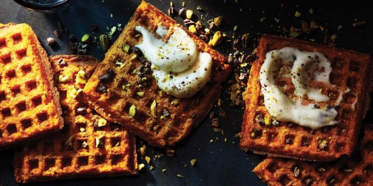 Sweet Potato Dessert Waffles Recipe