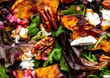 Roasted squash salad – Lazy Cat Kitchen
