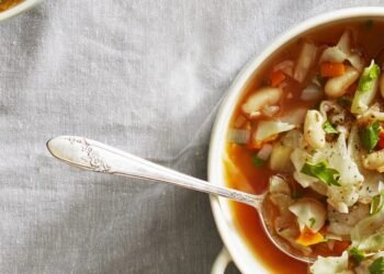 Green Cabbage and White Bean Soup Recipe