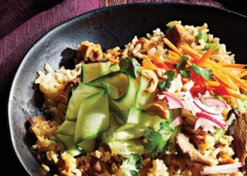 Jasmine Rice Bowls with Glazed Eggplant and Oyster Mushrooms Recipe