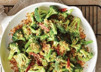 Panko Broccoli with Sun-Dried Tomatoes Recipe
