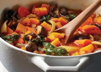 Roasted Kabocha Squash and Veggie Stew