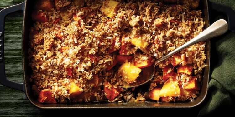 Sweet Potato and Pineapple Crisp Recipe