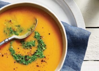 Butternut Bisque with Parsley Pistou Recipe