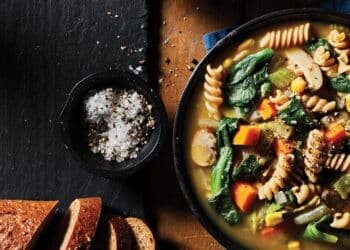 Creamy Vegetable Soup with Escarole