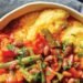 Spicy Cajun Hash on Grits
