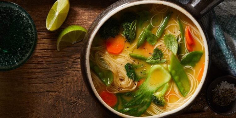 19 Super Comforting Vegan Noodle Soup Recipes