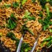 Vegan noodles with miso mince